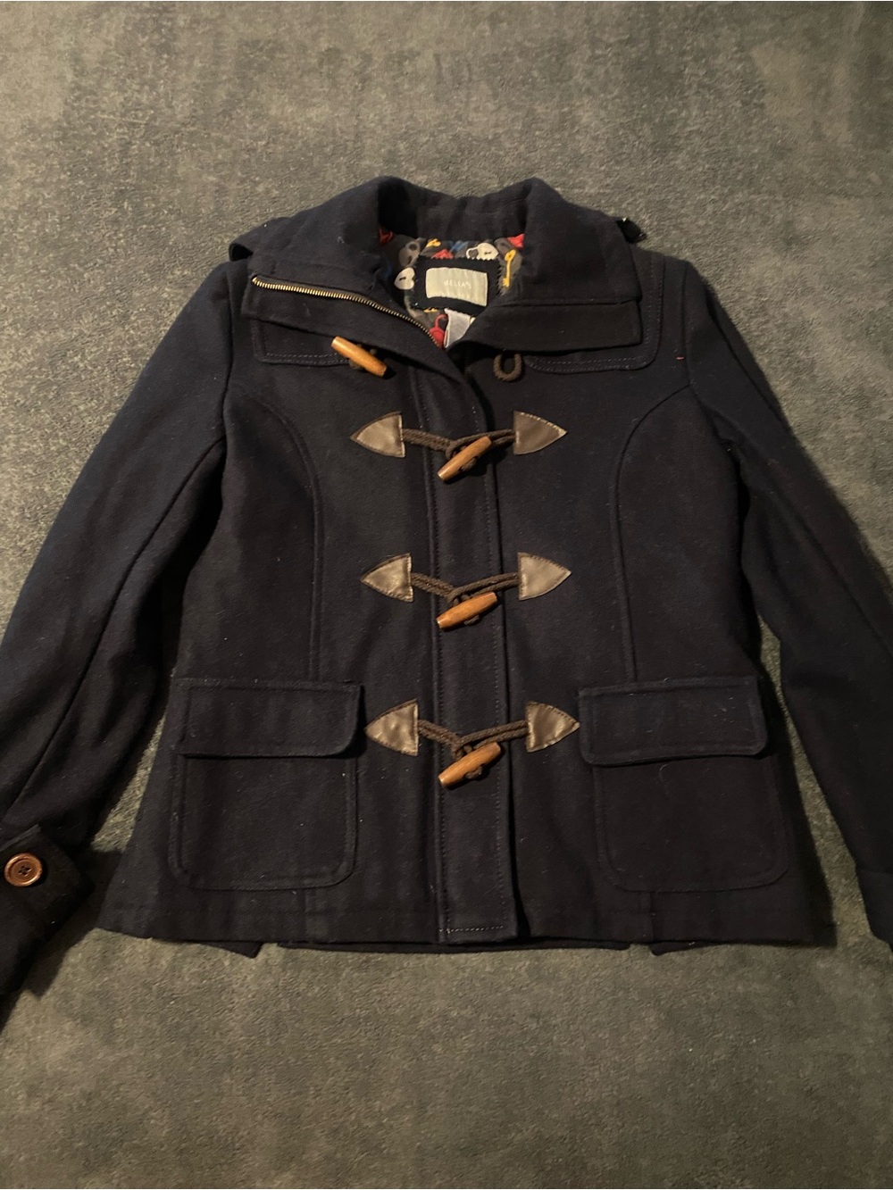 dELiA*s Navy Wool Toggle Peacoat
